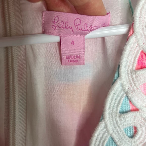 Lilly Pulitzer Lynn Out To Sea
Sailboat Print Lace Front Shift Dress Sz 4 - Picture 8 of 14